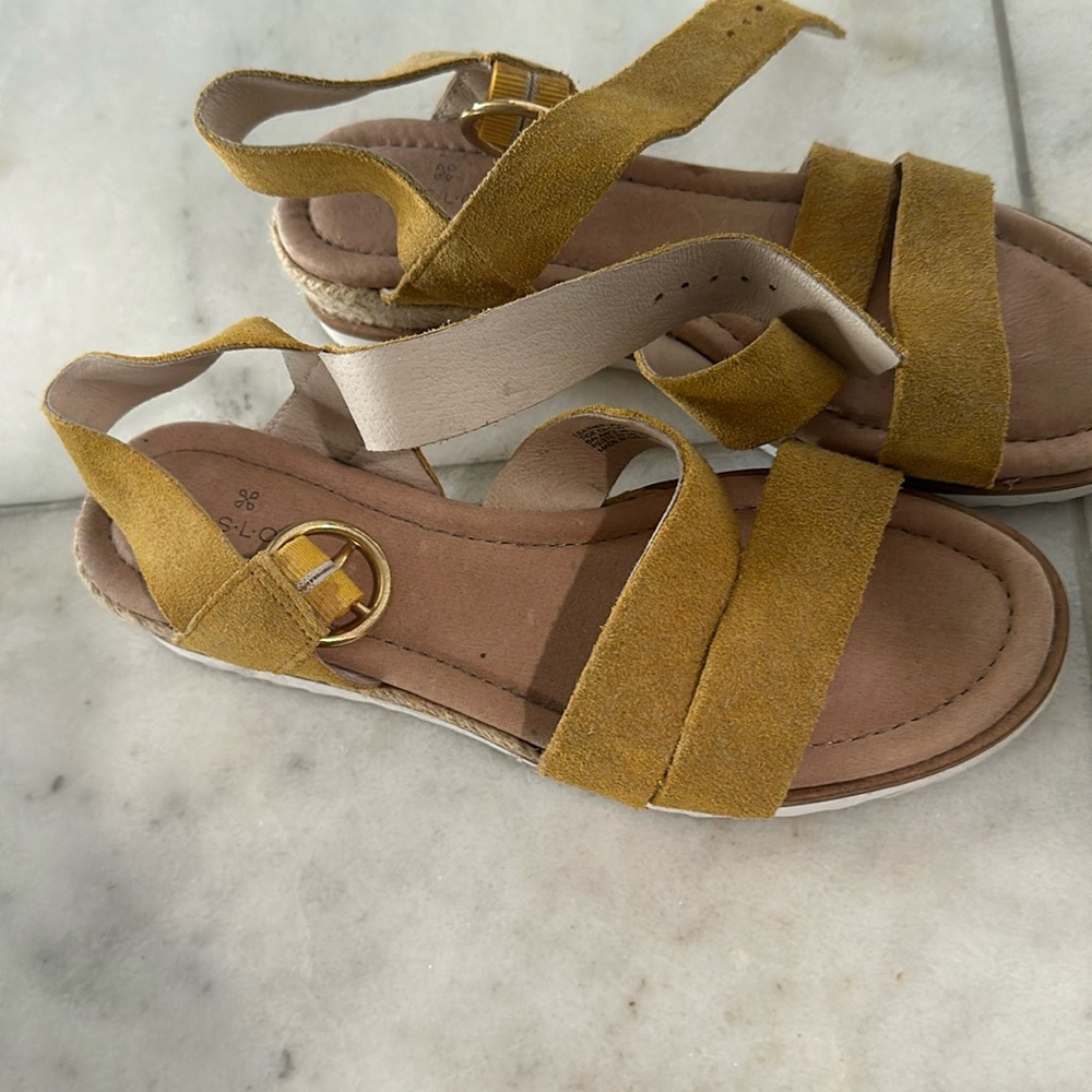 Worn once sandals
